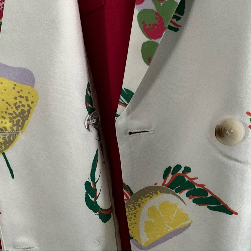 NWOT Blazer Lemon Lime Bright Jacket - Picture 7 of 9